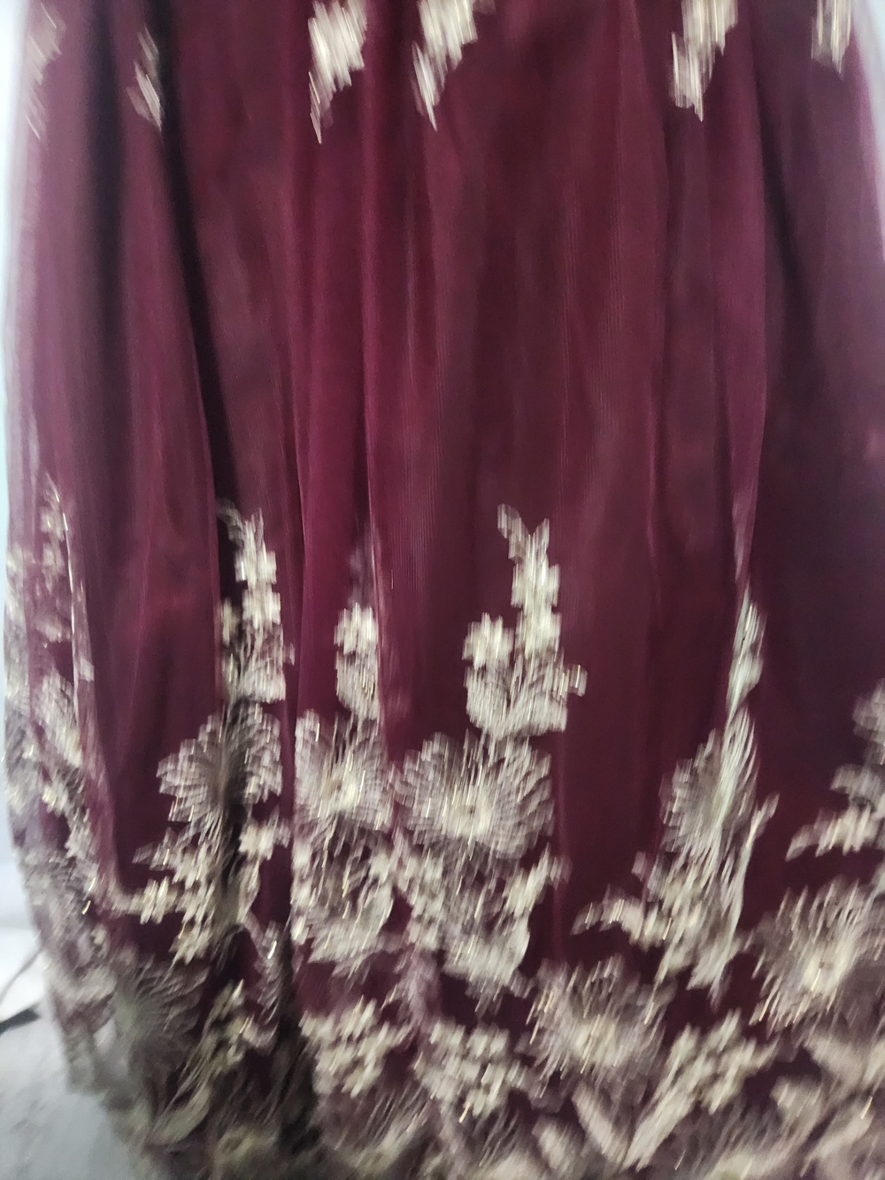 Alyce Designs Burgundy Formal Dress. Romantic Renaissance Fairycore Princess. - Picture 7 of 12